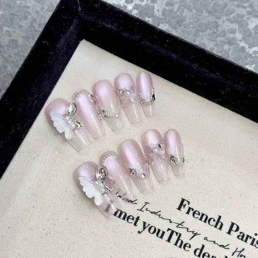 Purely Handmade 10 PCs Nail Set- HM2059