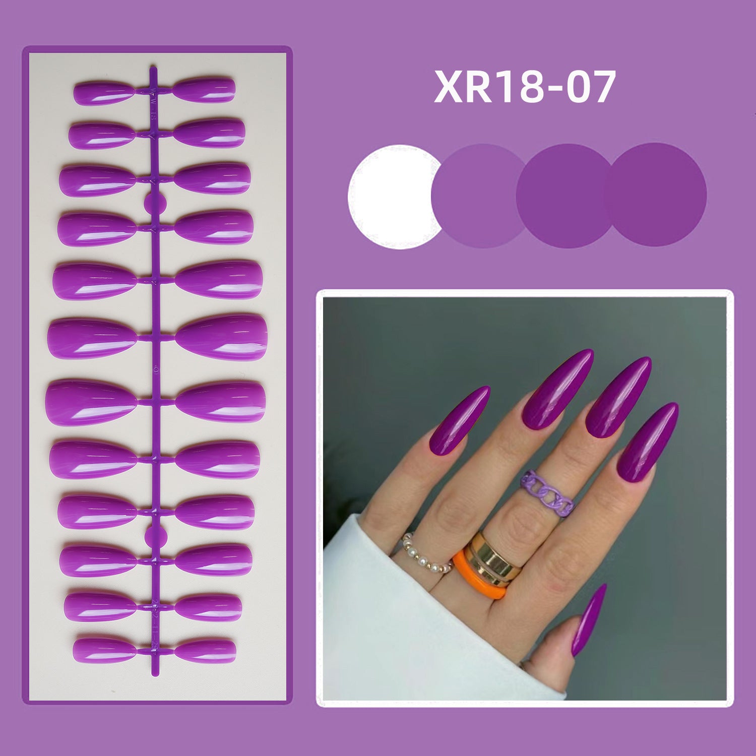 [Clearance]- SM06- Purple- (Without Application Kit)