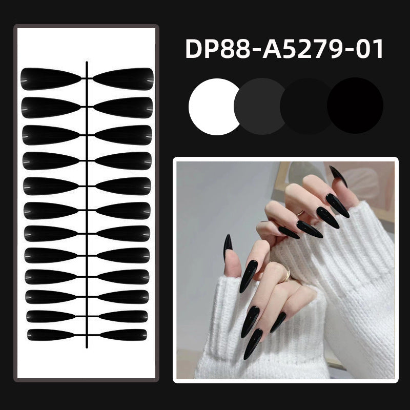 [Clearance]- Long Stiletto Black - ST03