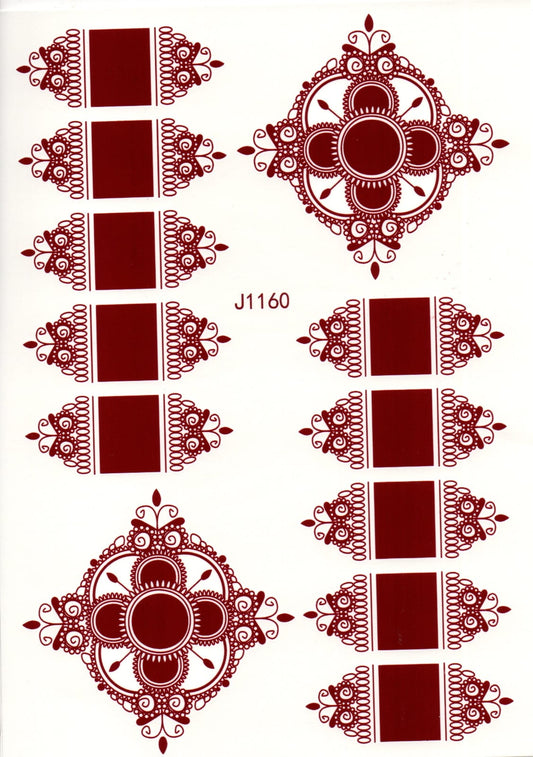 Henna Tattoo- J1160