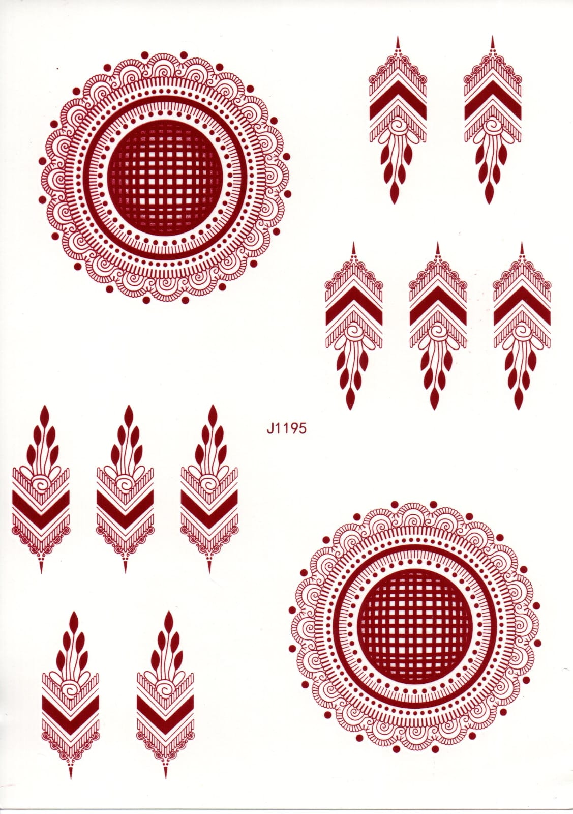 Henna Tattoo- J1195