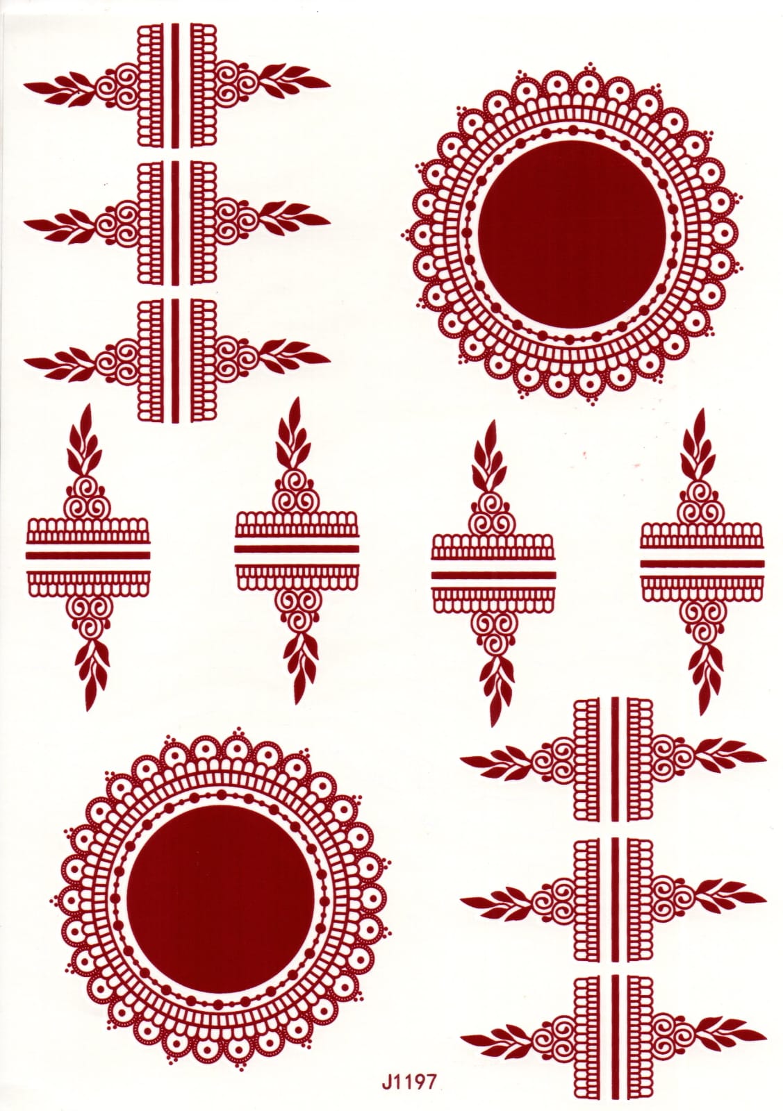 Henna Tattoo- J1197