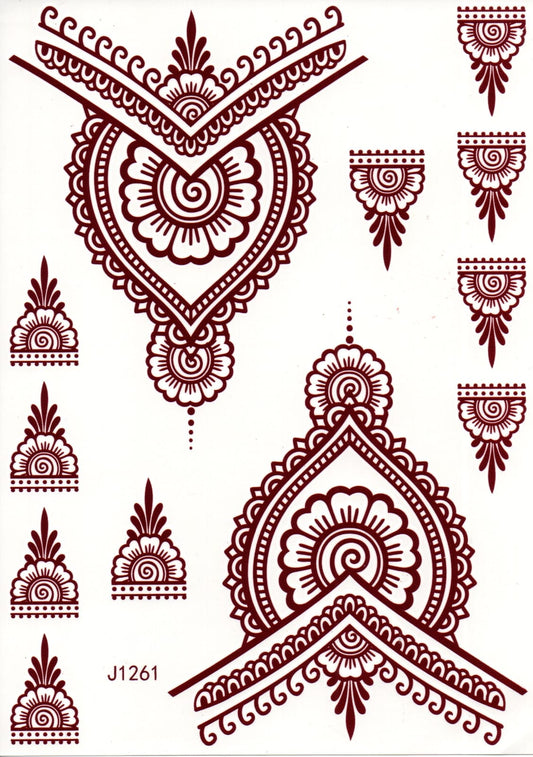 Henna Tattoo- J1261