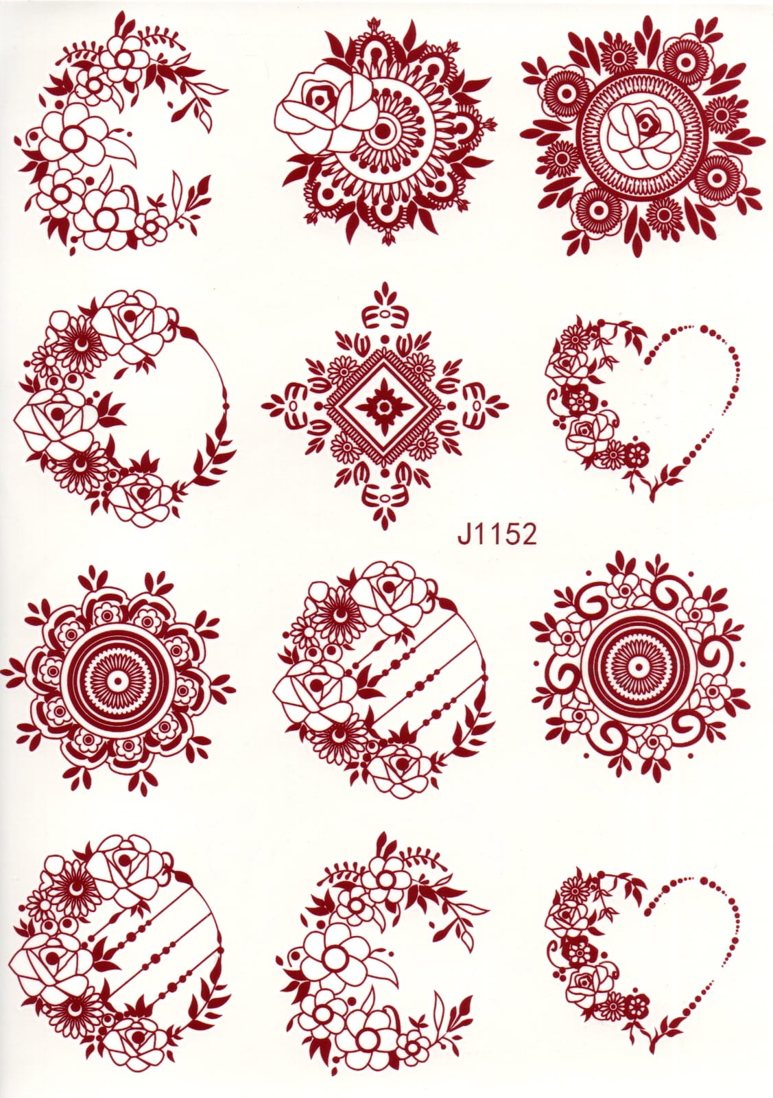 Henna Tattoo For Kids- J1152