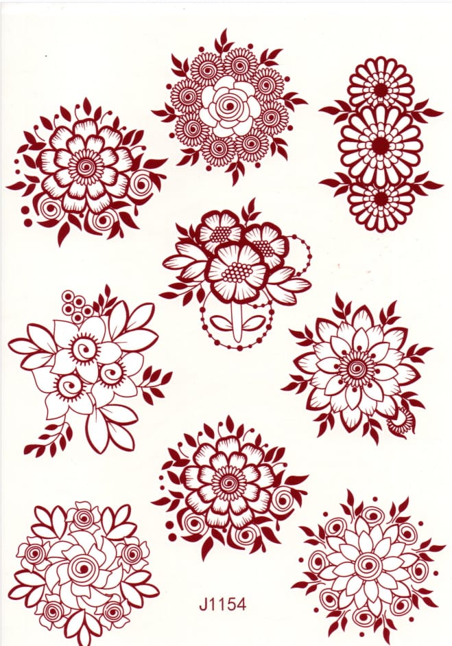 Henna Tattoo For Kids- J1154