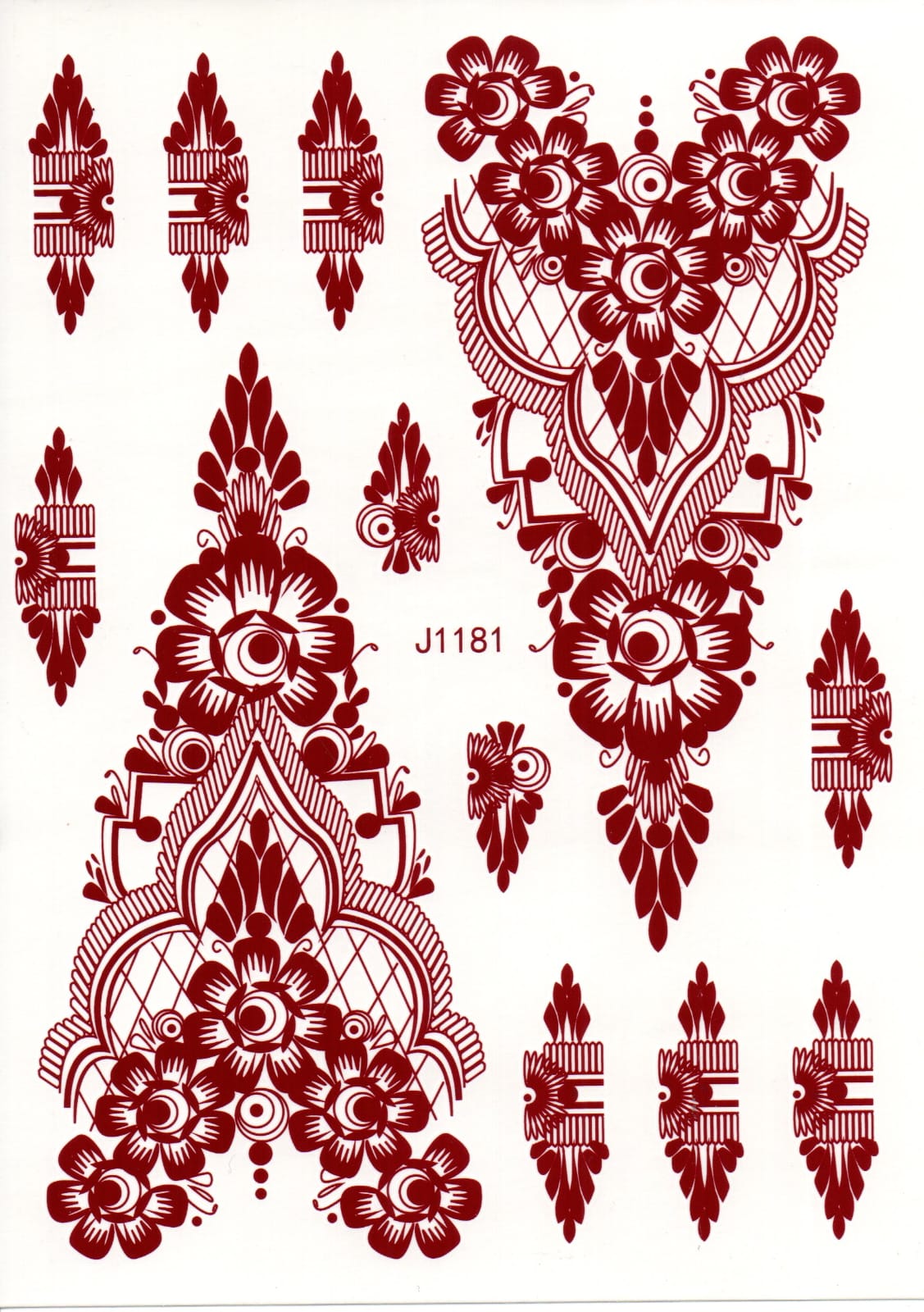 Henna Tattoo - J1181