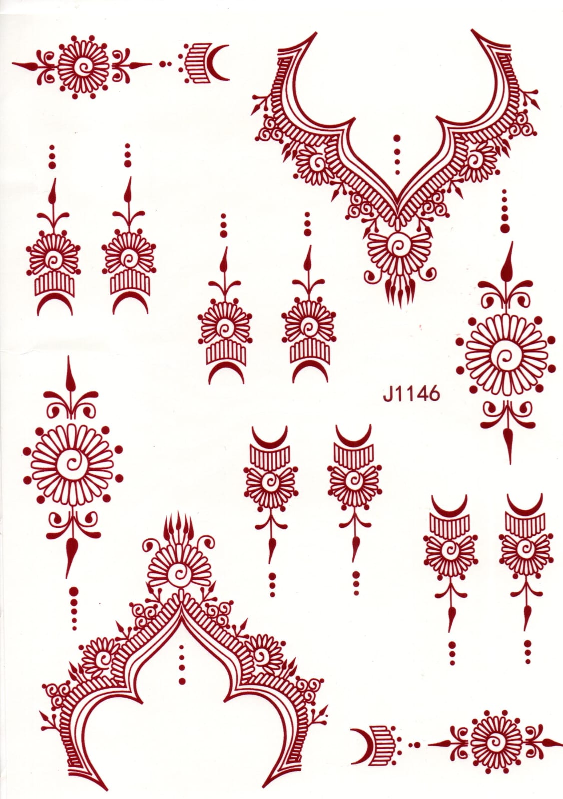 Henna Tattoo - J1146