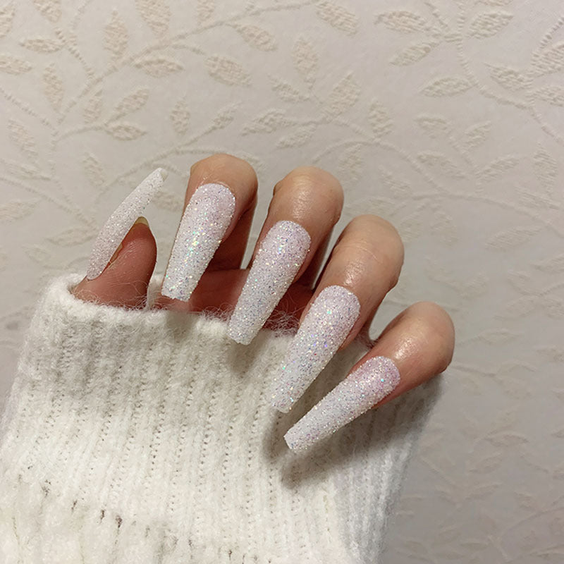 Glitter Ballerina- White- GL01