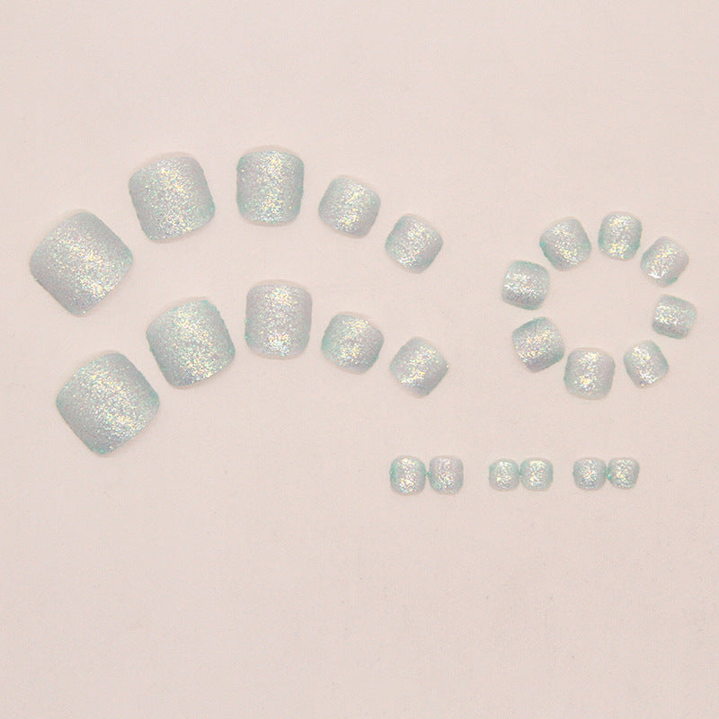 Glitter Toe Nails- F151