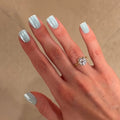 JP4428- Ice Blue Chrome Press on Nails