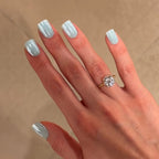 JP4428- Ice Blue Chrome Press on Nails