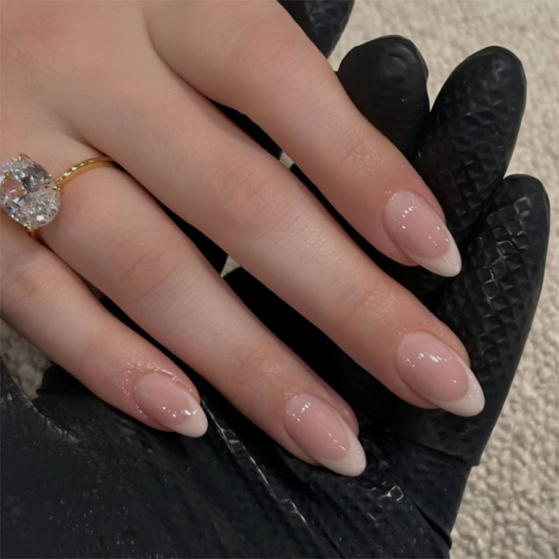 JP4056- Almond French Nails