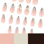 JP4057- French Leopard Print Press on Nails