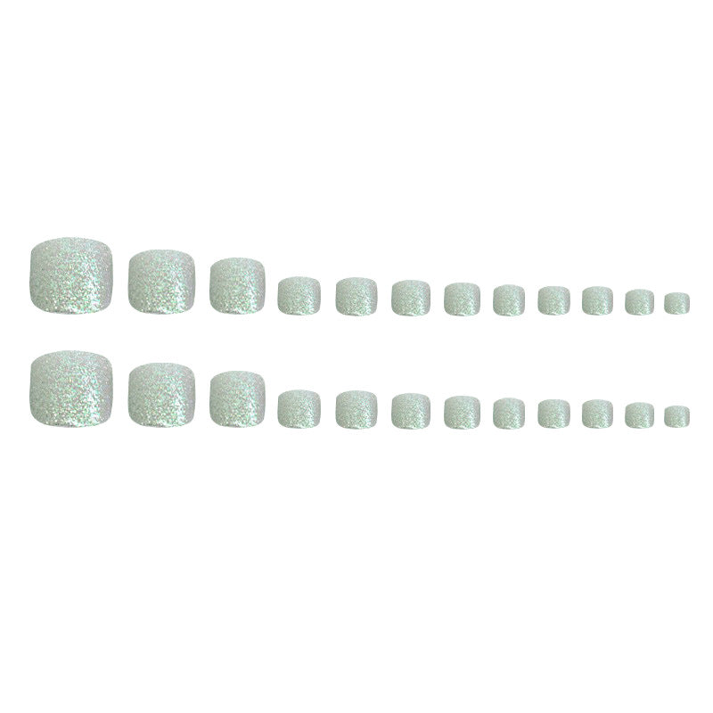 Glitter Toe Nails- F151