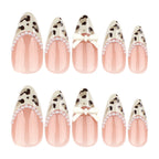 JP4057- French Leopard Print Press on Nails