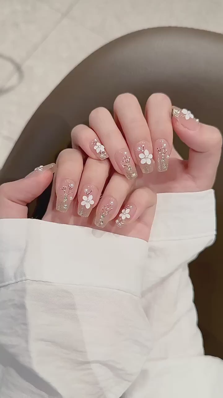 Handmade 10 PCs Nail Set- HM54