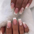 W242- Embellished French Press-On Nails Set