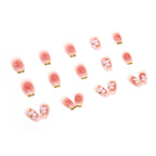 [Clearance] Peach Coffin Press-On Nails Set R557
