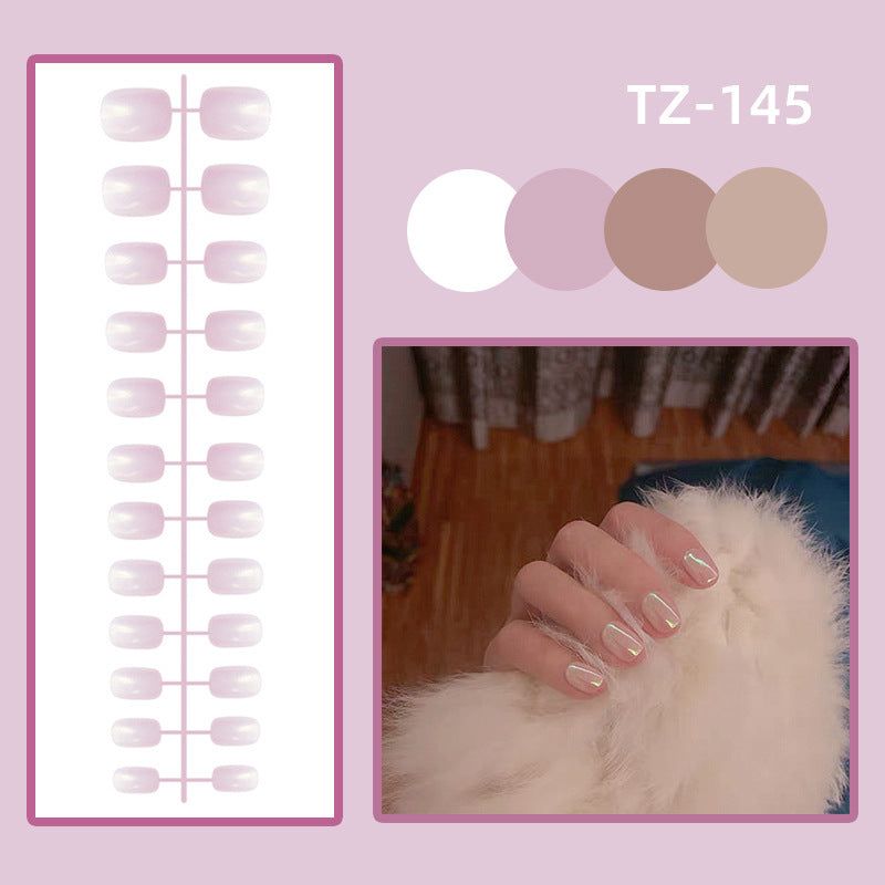 [Clearance]- Short square- Pink Pearl- SS36