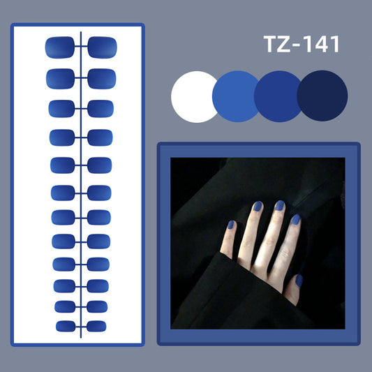 [Clearance]- Matte Short Square - Royal Blue- SS35