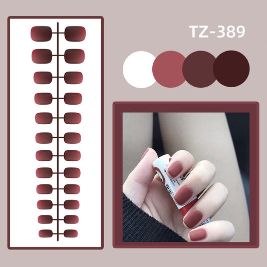 [Clearance]- SS25- Matte Short Square- Maroon