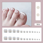 French Toe Nails Set F014