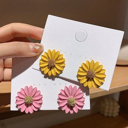 [Clearance] - Cute Flower Stud Earrings- DE03