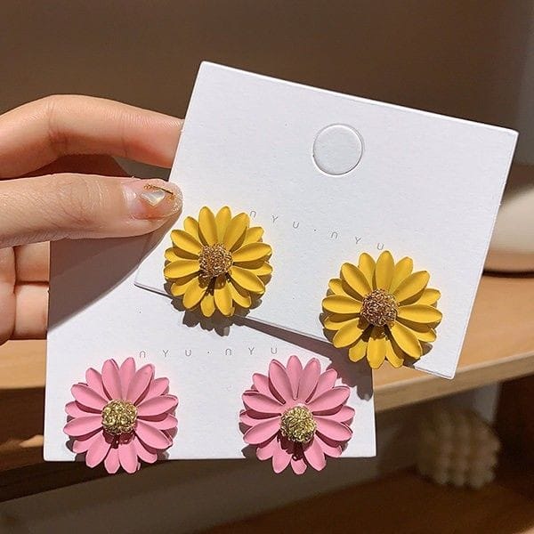 [Clearance] - Cute Flower Stud Earrings- DE03