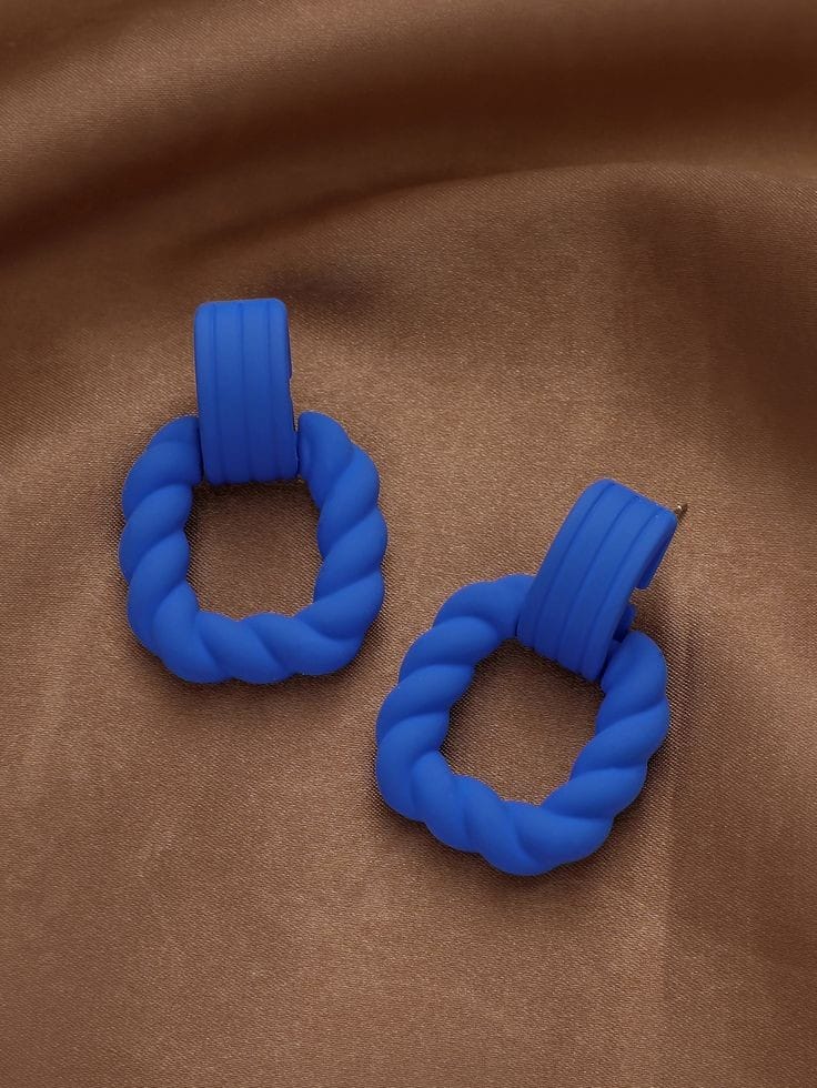 [Clearance] - Twist Geometric Drop Earrings- DE01